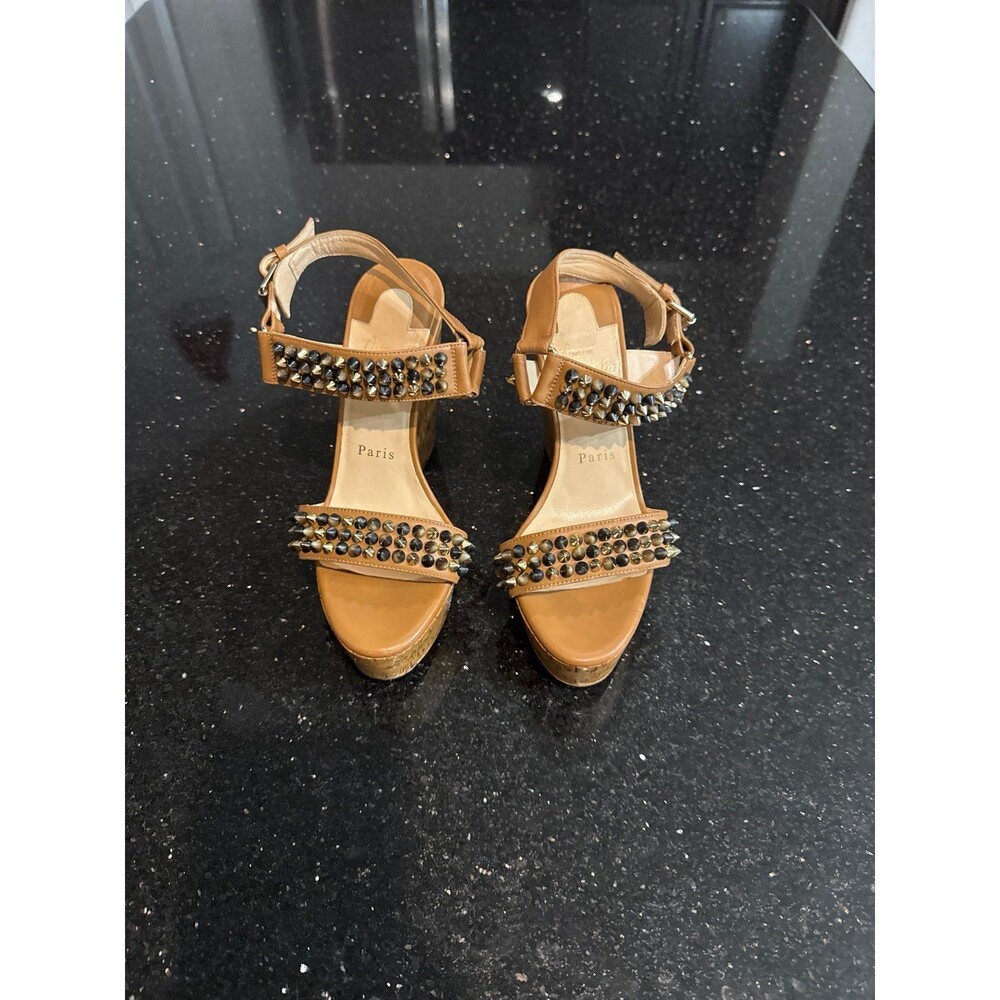 Christian Louboutin Wedge Sandals Size 37 Women’s